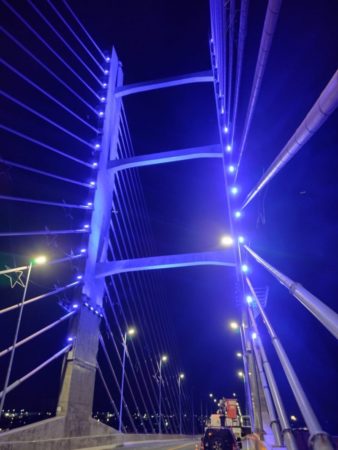 Ponte Estaiada ganhará outro tom de azul em homenagem à campanha de conscientização sobre a insuficiência adrenal