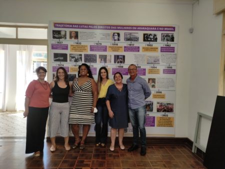 Troca de experiência marca visita de equipe do Departamento de Direitos Humanos de Hortolândia em Araraquara