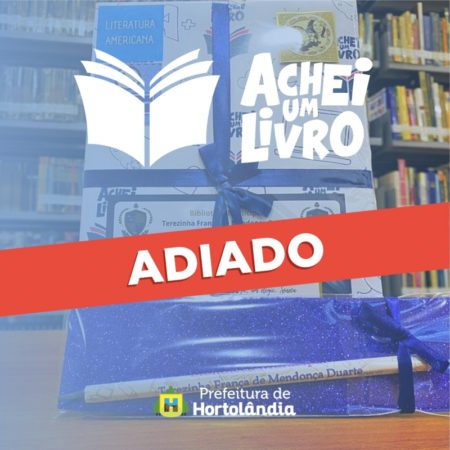 Projeto “Achei Um Livro” suspende edição especial nesta sexta-feira (08/04)