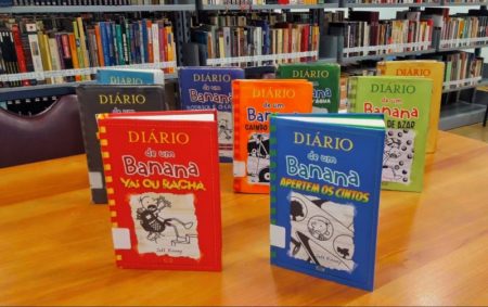 Consagrada série “Diário de um banana” volta ao topo da lista das obras mais lidas pelos leitores de Hortolândia