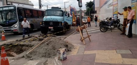 Prefeitura de Hortolândia inicia reparo de afundamento de solo na região Central