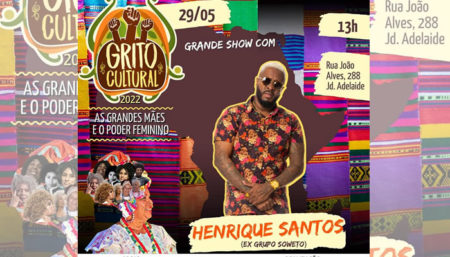 Grito Cultural 2022 terá show com Ex do Grupo Soweto