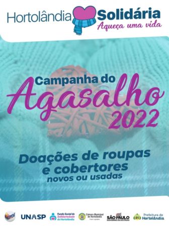 Campanha do Agasalho 2022 de Hortolândia tem início no dia 19 de maio