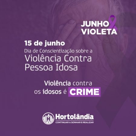 Melhor Idade de Hortolândia realiza ato de conscientização sobre Violência Contra a Pessoa idosa