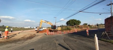 Trecho da Estrada Municipal Sabina Baptista de Camargo está interditado para obras do “Superviário”