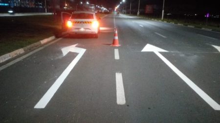 Prefeitura realiza “mega sinalização” de solo na Av. da Emancipação