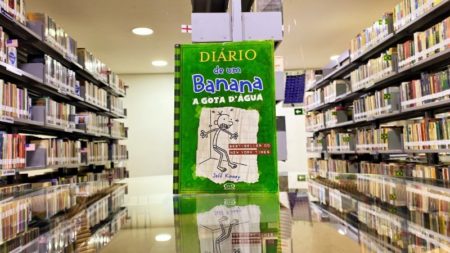 “Diário de um banana” é o 1º lugar na preferência dos leitores da Biblioteca Municipal de Hortolândia
