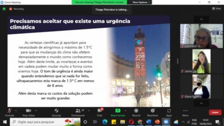 Água e mudanças climáticas são tema de formação de abertura da edição 2022 do Projeto Gota D’Água