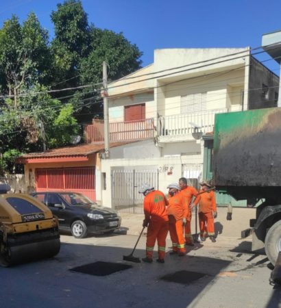 Rotas de ônibus são foco da Operação Tapa-Buraco, nesta semana