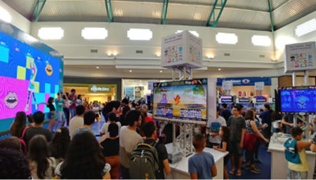 Museu interativo sobre os 50 anos dos videogames no Shopping Indaiatuba