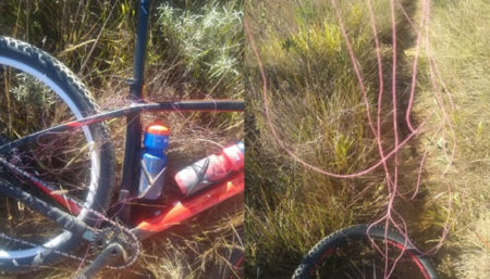 Ciclistas de Hortolândia ignoram riscos de pipa com cerol
