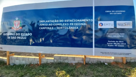 Presídio Campinas – Hortolândia deve “ganhar” estacionamento ainda este ano