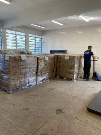 Fundo Social de Solidariedade recebe 800 cestas básicas do Governo do Estado