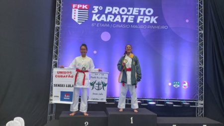 Karatê  de Hortolândia conquista duas medalhas de ouro em competição oficial no final de semana