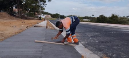 Concluída pavimentação de ruas do novo viário na região do Parque Santa Fé