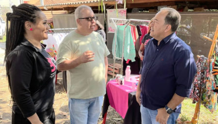 Núcleo das mulheres empreendedoras da ACIAH , promove exposição de seus produtos.