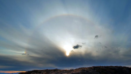 Previsão do tempo aponta formação de “halo solar”