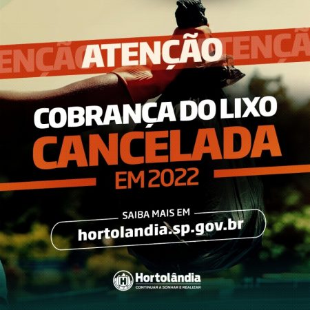 Cobrança pelo serviço de manejo dos resíduos sólidos é revogada em Hortolândia
