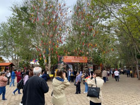 Idosos de Hortolândia viajam até Holambra para ver exposição anual de flores