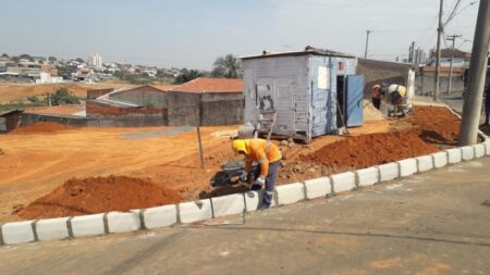 Avançam as obras de construção do novo PEV no Jardim Estefânia
