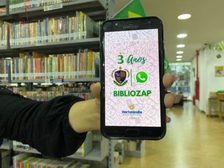 Serviço de atendimento on-line BiblioZap da Biblioteca Municipal de Hortolândia completa 3 anos