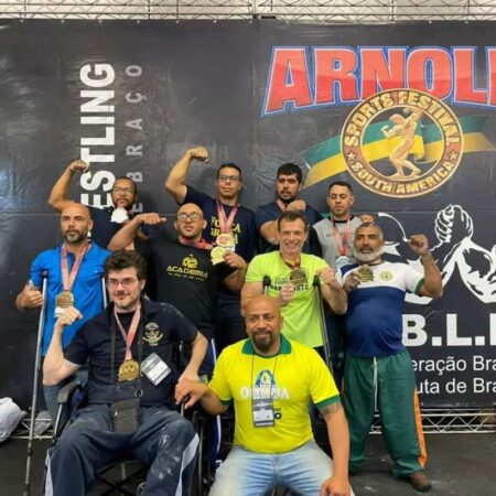 Hortolandense vence o Campeonato “Joe Weider’s Olympia Amateur” de luta de braço