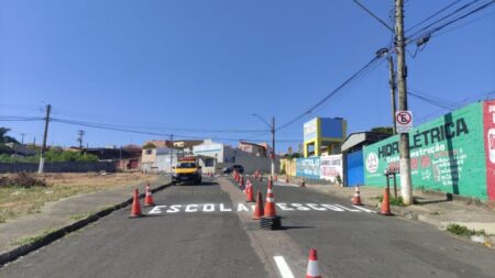 Rua no Nova Hortolândia tem novo sentido para o tráfego, confira