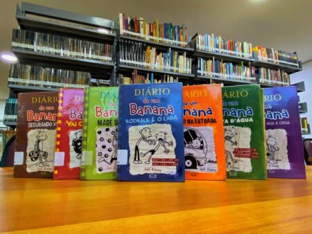 Série “Diario de um banana” volta a dominar preferência dos leitores da Biblioteca Municipal de Hortolândia