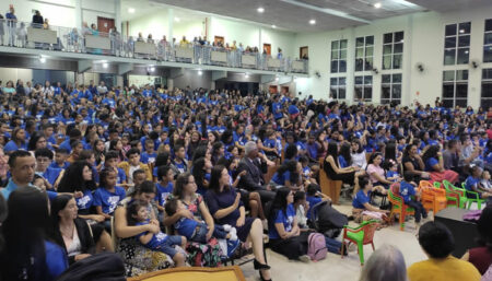 Encontro infantil reúne milhares de crianças na Filial da AD HORTOLANDIA no Jardim Amanda