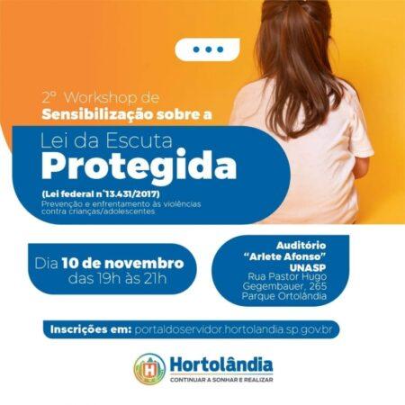 Abertas inscrições para o 2º Workshop de sensibilização sobre a Lei da Escuta Protegida