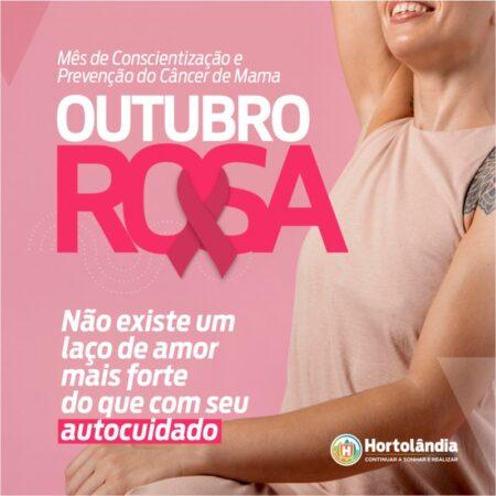 Outubro Rosa terá Dia “D” no Paço Municipal de Hortolândia nesta quinta-feira (27/10)