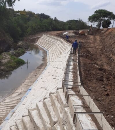 Obra do viário do Jd. Santa Fé entra na reta final