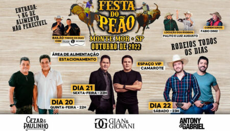Festa do Peão de Monte Mor 2022