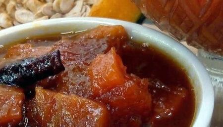Doce de Abóbora em calda na pressão