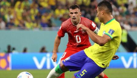 Brasil bate Suíça e se classifica para oitavas da Copa do Catar