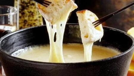 Fondue – Prato típico da Suíça, o país que entra o Brasil na Copa