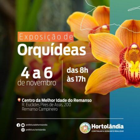 CCMI Remanso Campineiro recebe Exposição de Orquídeas de Hortolândia