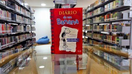 Primeiro volume da série “Diário de um banana” é obra mais lida pelos leitores da Biblioteca Municipal de Hortolândia
