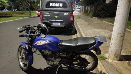 ROMU de Hortolândia recupera moto roubada
