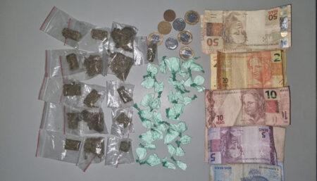 Casal é detido por tráfico de drogas no Jd Santa Clara