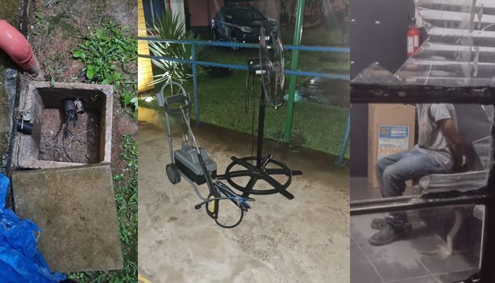 GM detêm indivíduo por furto a escola