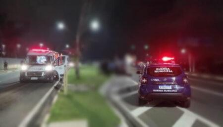 Motoqueiro imprudente, causa acidente na avenida Santana