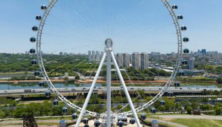 Maior roda-gigante da América Latina é inaugurada em São Paulo