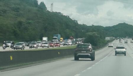 ARTESP informa interdição parcial na Rodovia Anchieta (SP-150), em Cubatão, devido a acidente