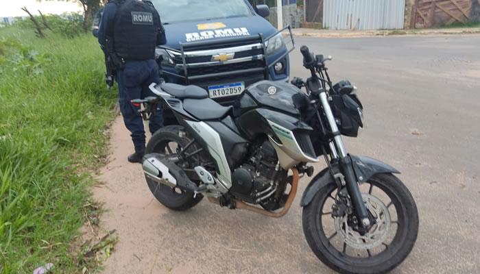 Guarda Municipal encontra moto escondida em matagal