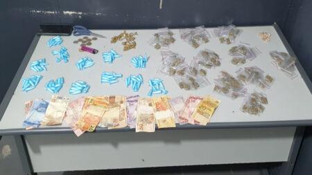 PM prende homem com diversas drogas no Jardim Santa Emília