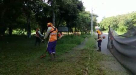Praças e parques de Hortolândia recebem mutirão de limpeza e zeladoria nas nesta segunda-feira (16/01)