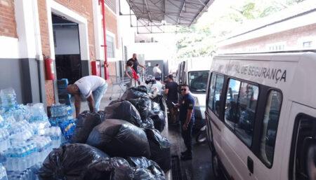 GM de Hortolândia entrega doações feitas às famílias do Litoral Norte