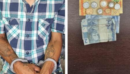 GM prende homem por tráficos de drogas próximo da praça A Poderosa