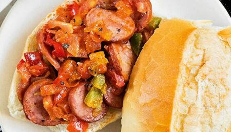 Receita: Lanche de linguiça calabresa
